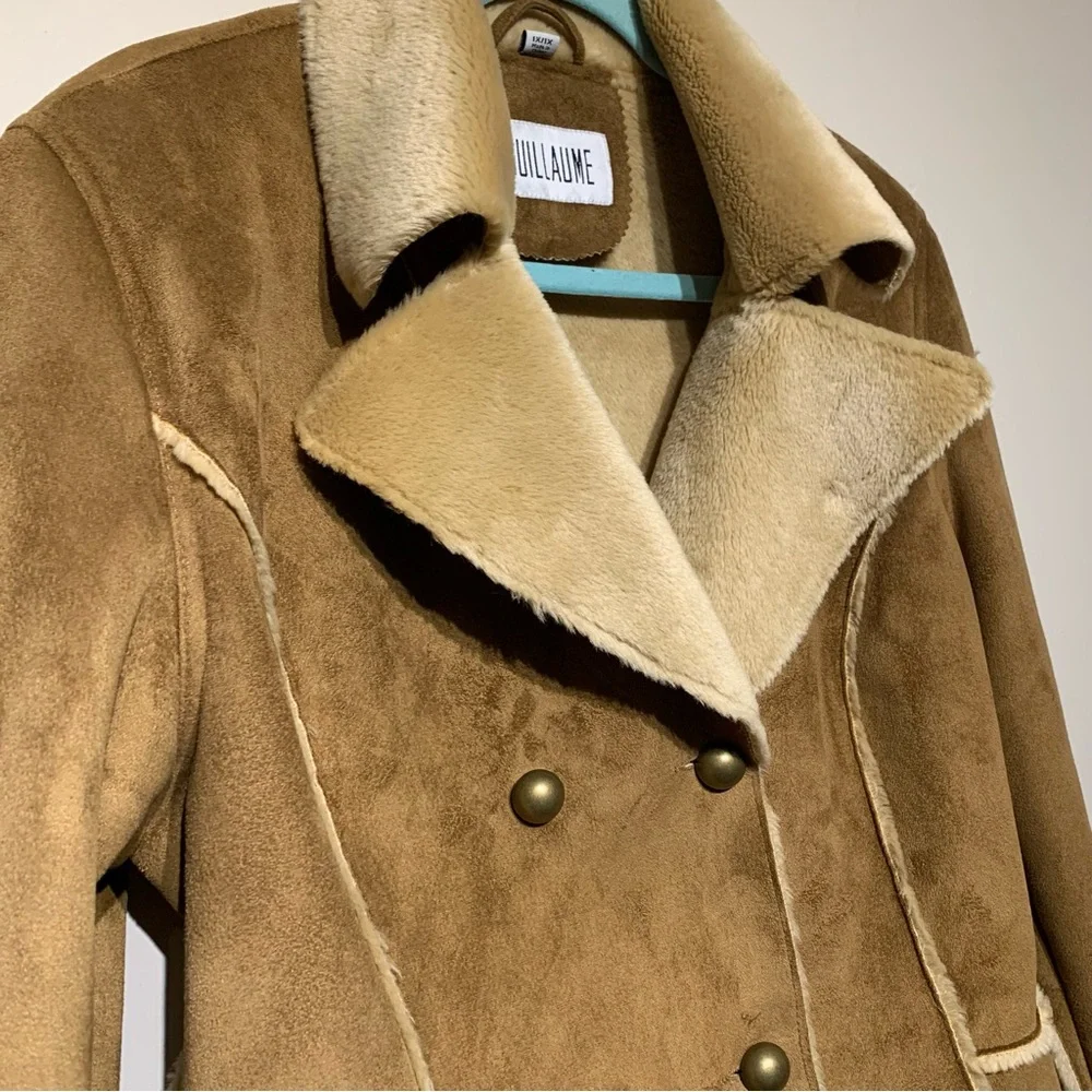 Vintage Guillaume Faux Leather Jacket XL-1X - Picture 2 of 10